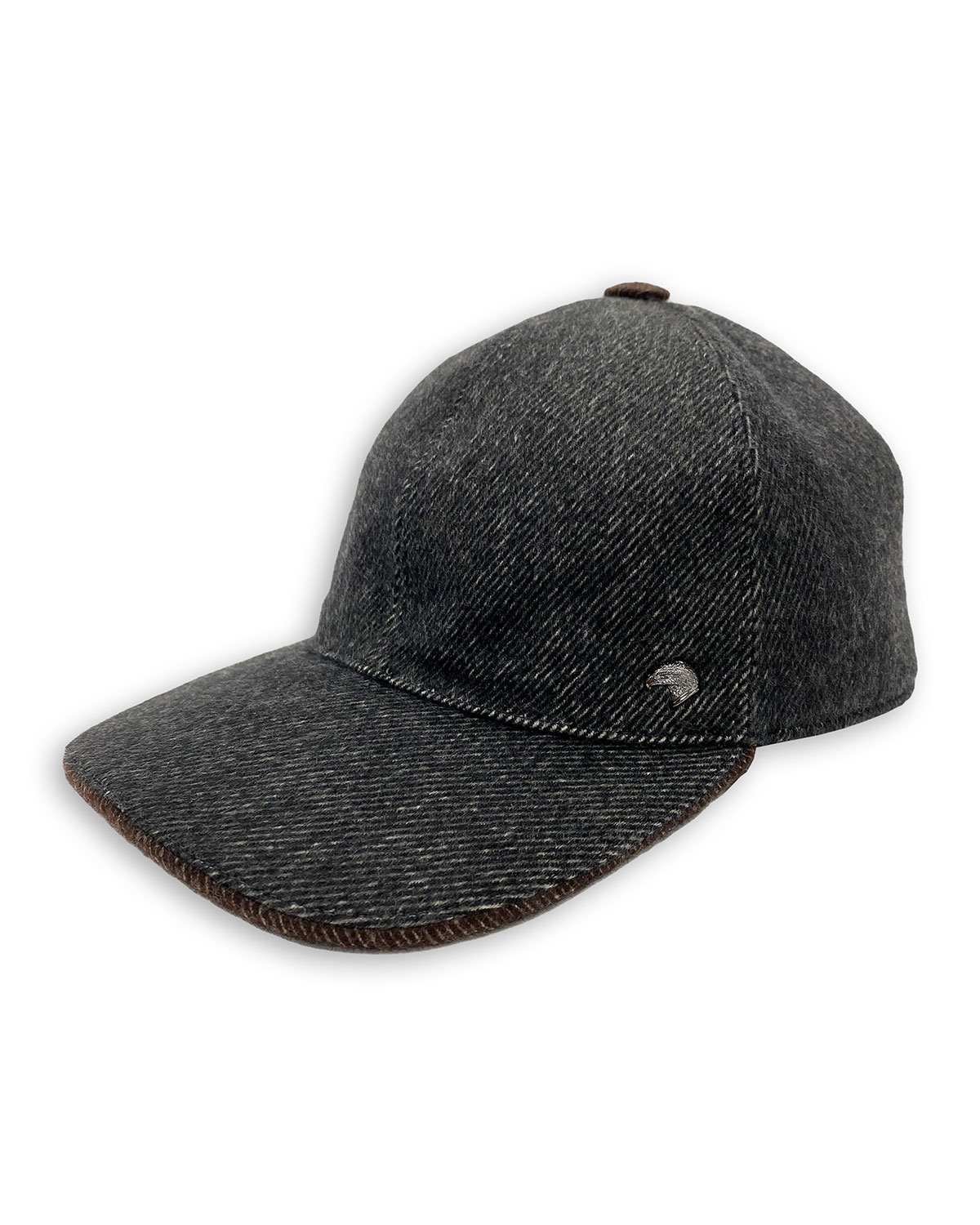 Men's Twill Cashmere-Silk Baseball Hat
